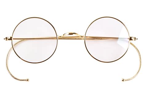 small round wire frame glasses